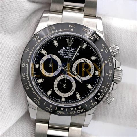 rolex fondo nero|Rolex Cosmograph Daytona .